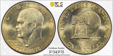 1976-D $1 Type 2 MS64