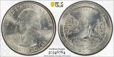 2019-D 25C Frank Church River of No Return NP MS62