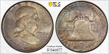 1958 50C MS66