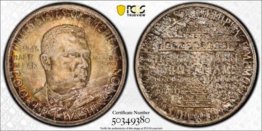 1946-D 50C Booker T. Washington MS65