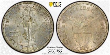 1917-S 20C MS64