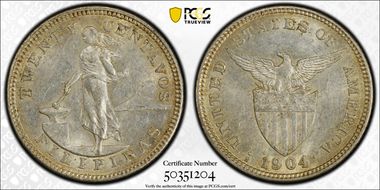 1904-S 20C AU58