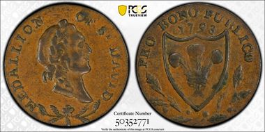 1793 Tk 1/4D DH-1 Pembrokeshire, St. David's MS61BN