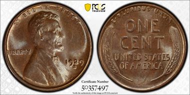 1929-S 1C MS64BN
