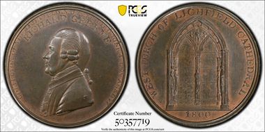 1800 Tk 1D DH-2 Staffordshire, Lichfield MS63BN