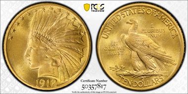1912 $10 MS63