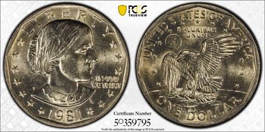 1981-P SBA$1 MS65