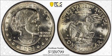 1981-S SBA$1 MS64
