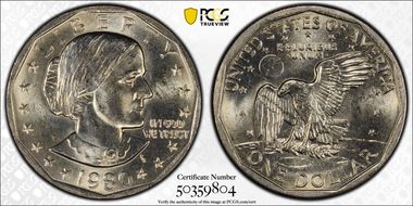 1980-P SBA$1 MS65