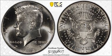2023-D 50C MS66