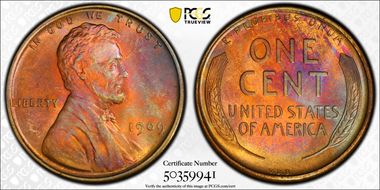 1909 VDB 1C MS64RB