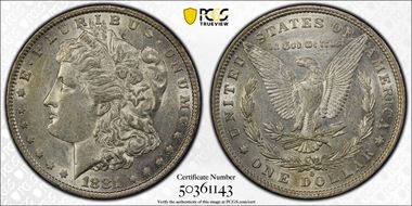 1881-O $1 XF45