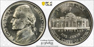 1942-P 5C Silver PR66