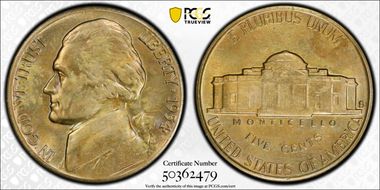 1954-S/S 5C RPM FS-502 MS65