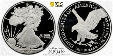2024-W  $1 Silver Eagle PR70DCAM