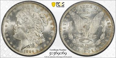 1884-O $1 MS65