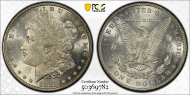 1882 $1 MS62