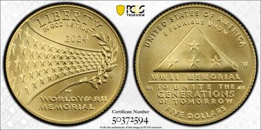 2024-W $5 Greatest Generation First Strike MS70