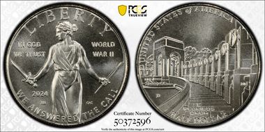 2024-D 50C Greatest Generation First Strike MS69