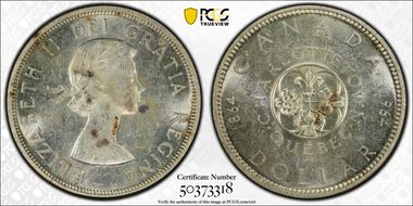 1964 S$1 Confederation MS61