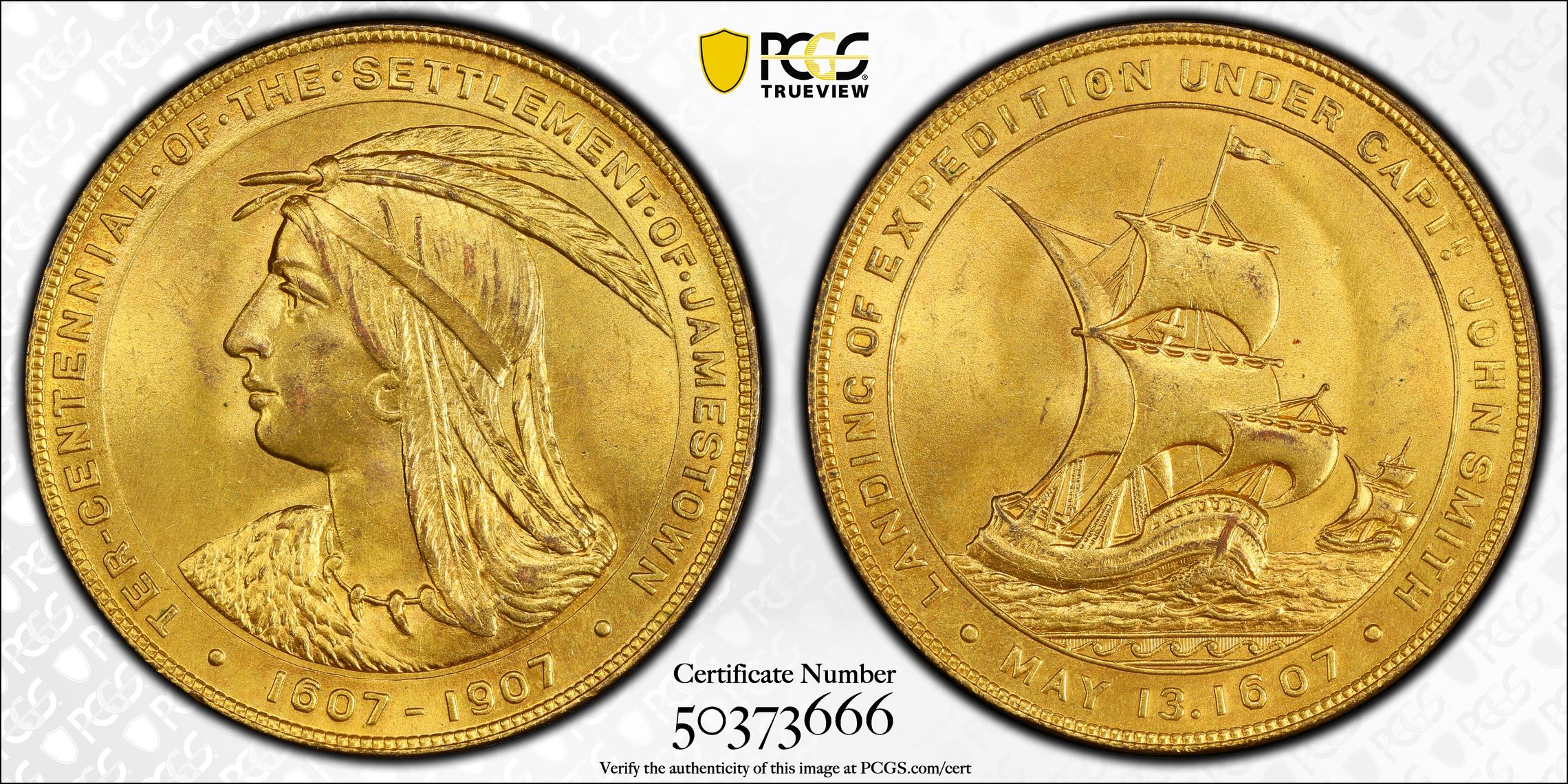 Pcgs certificate verification coin details for cert 50373666