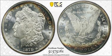 1878-CC $1 MS62