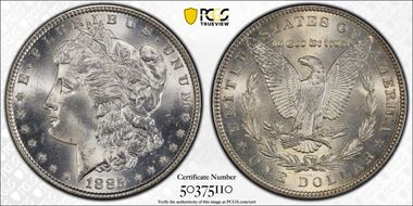 1885 $1 MS64