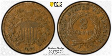 1871 2C VF35BN
