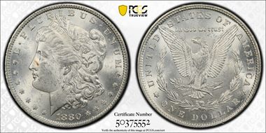 1880 $1 MS63