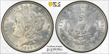 1886 $1 MS63