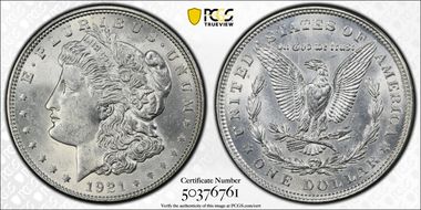 1921 $1 Morgan N1