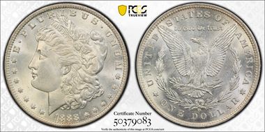 1888-O $1 VAM 24 Oval O MS64