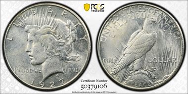 1927-S $1 AU55