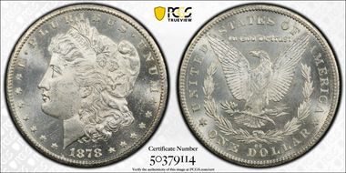 1878-CC $1 MS62