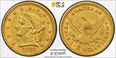 1873 $2.50 Closed 3 AU55