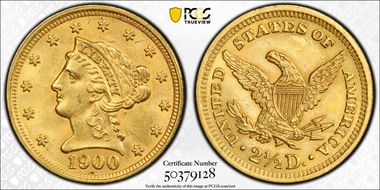 1900 $2.50 MS61