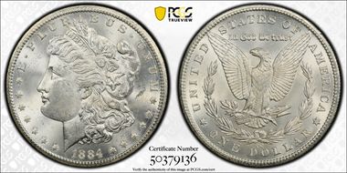 1884-CC $1 MS63