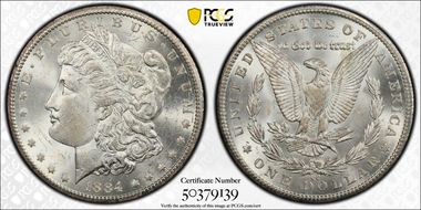 1884-CC $1 MS63