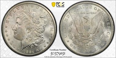 1884-CC $1 MS63