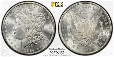 1884-CC $1 MS63