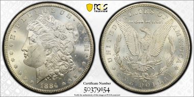 1884-CC $1 MS63