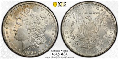 1882-CC $1 MS63+