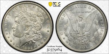1882-CC $1 MS62