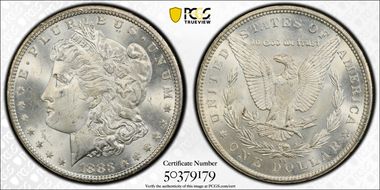 1883-CC $1 MS64