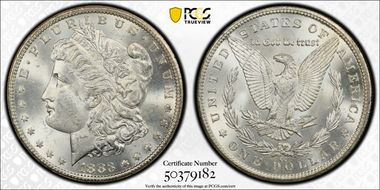 1883-CC $1 MS63