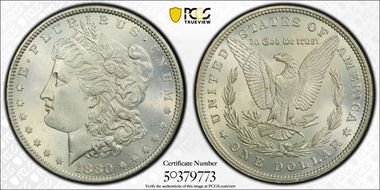 1880 $1 MS65