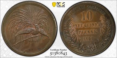 1894-A 10 Pfg J-703 MS63BN