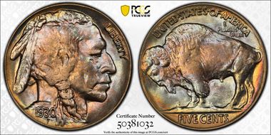 1930 5C DDO FS-102 MS65+