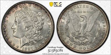 1897 $1 MS61