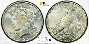 1924-S $1 MS64